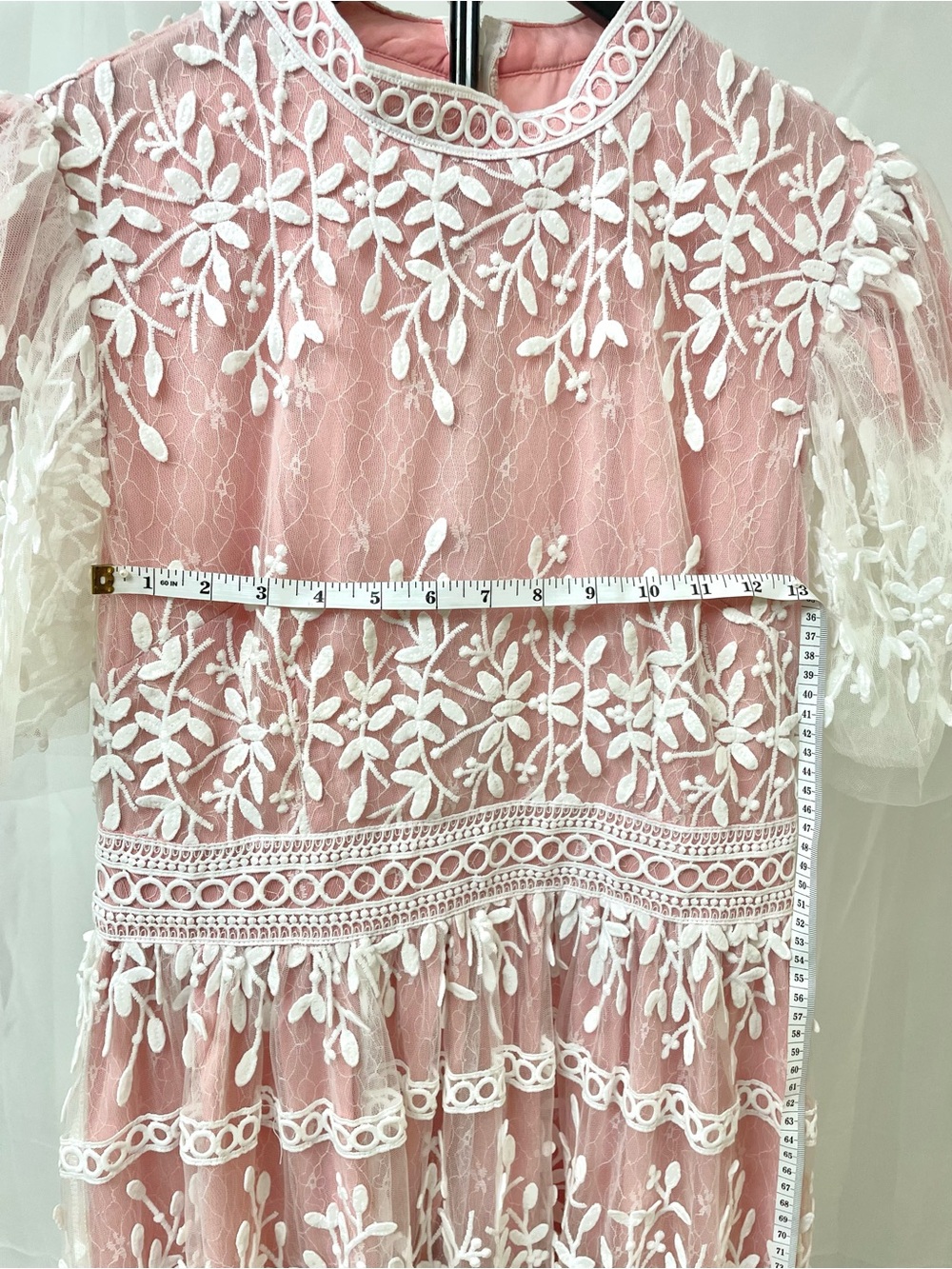 Ivy City Co Sicily Dress with Flutter Sleeves in Pink - Picture 13 of 16